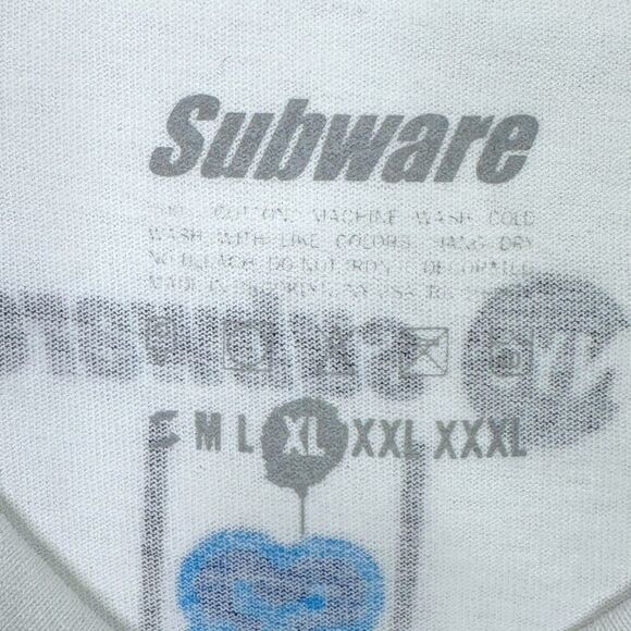 Subware / Stash x Mankey 3 Long Sleeve Tee - White - Size XL - Picture 7 of 7